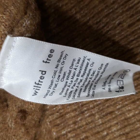 (XS) Aritzia Wilfred Free Alpaca Wool Blend Cozy Cardigan Comfy Soft Cottagecore - Picture 9 of 11